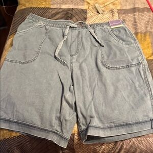 Casual Blue women’s pull string  Shorts